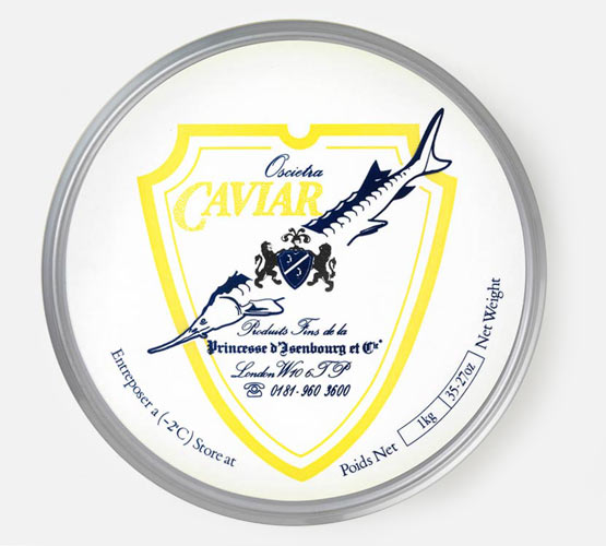 Caviar Oscietra 1kg - Princesse d'Isenbourg et Cie